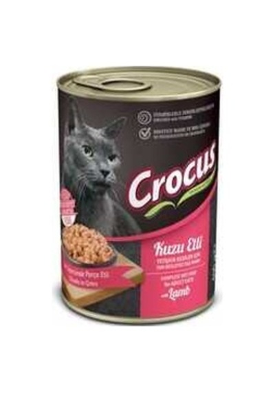 Crocus Yetişkin Kedi Kuzu Etli Yaş Mama 400gr