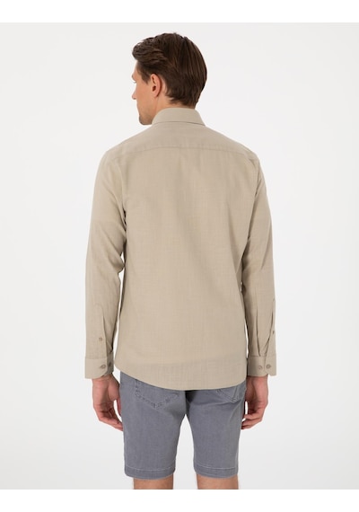 Pierre Cardin Erkek Haki Gömlek Desenli 50307025-vr027 Haki