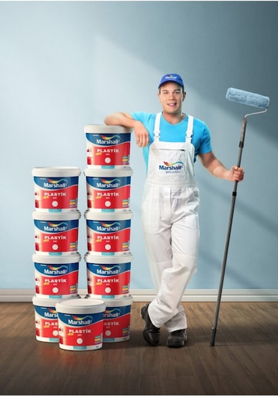 Plastik Mat Su Bazlı Iç Duvar Boyası 2.5 Lt Silinebilir - Beyaz