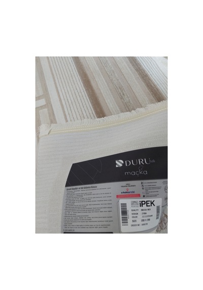 Duru Halı Maçka 2105a 200x290 6m2 Yün Dokuma Halı Vizon