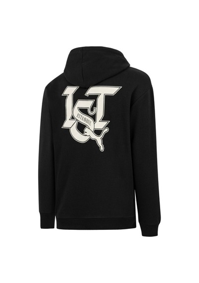 Puma Erkek Istanbul Collectıon Grafik Kapüşonlu Sweatshirt Siyah