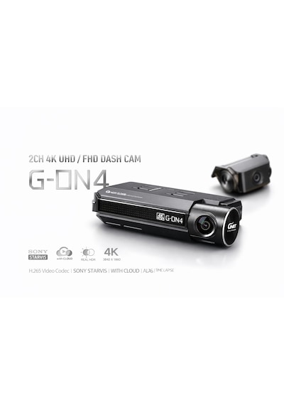 Gnet Gon4 Pro 4k Uhd 2 Kameralı Hdr Wi-fi Araç Kamerası
