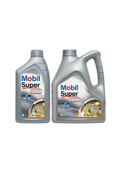 Mobil Super 3000 XE 5W-30 Tam Sentetik Motor Yağı 4 L + 1 L