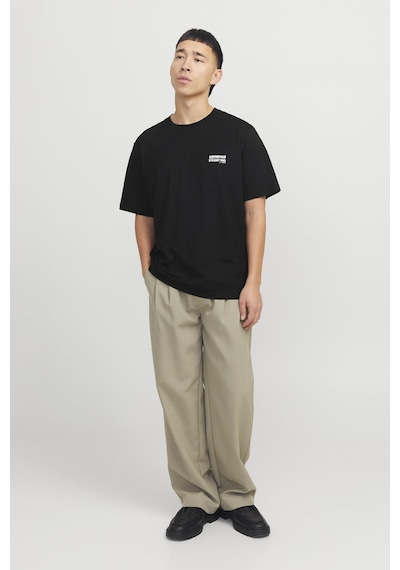 Jack & Jones Jorvesterbro Back Tee Ss Crew Neck Siyah Renkli