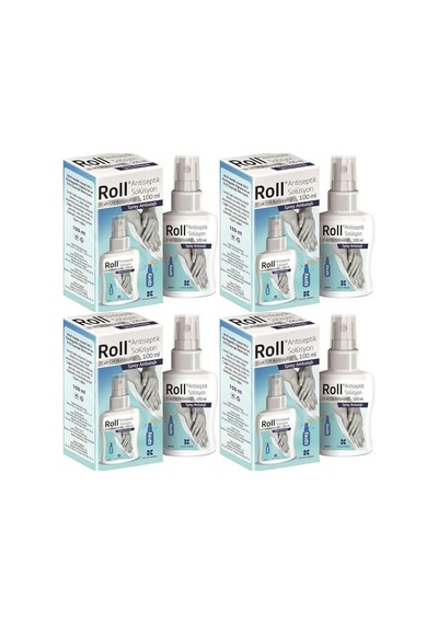 Roll El ve Cilt Antiseptik Solüsyon Sprey 4 x 100 ML