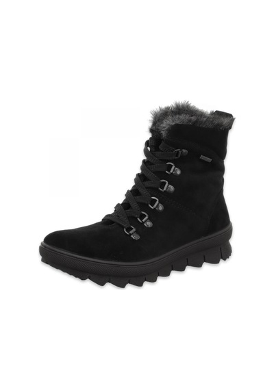 Legero 000530 Z Novara Gore-tex Deri Siyah Kadın Bot Siyah