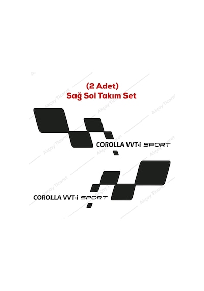 Toyota Corolla Sticker Corolla Vvt I Sticker Corolla Sticker