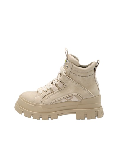 Oxford Klasik Kadın 1622064 Buffalo Aspha Nc Mıd - Vegan Nubuck - Beige Bej
