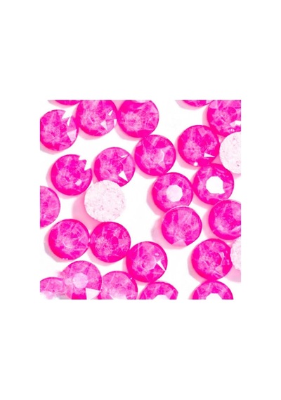 Hacimsel Neon Kristal Taş Pembe - 3d Parlak Nail Art Tırnak Süsü