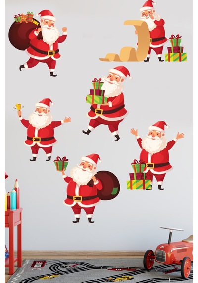 Crevidi Sevimli Noel Bababalar Cocuk Oda Sıstickeri