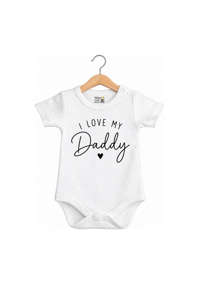 Babylimon I Love My Daddy Baskılı Bebek Zıbını Beyaz - 936720800 Beyaz