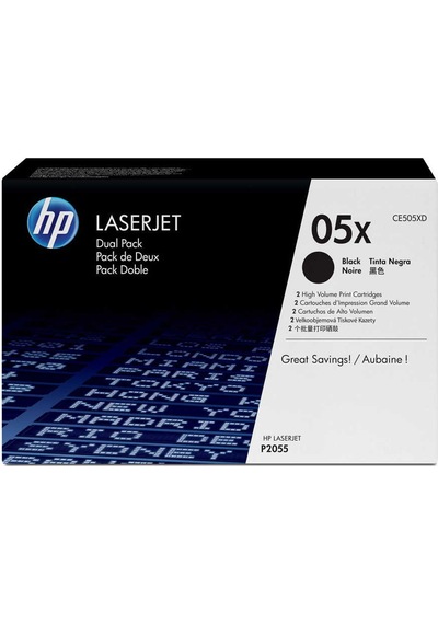 Hp 05x-ce505xd Toner Yüksek Kapasiteli İkili Paket