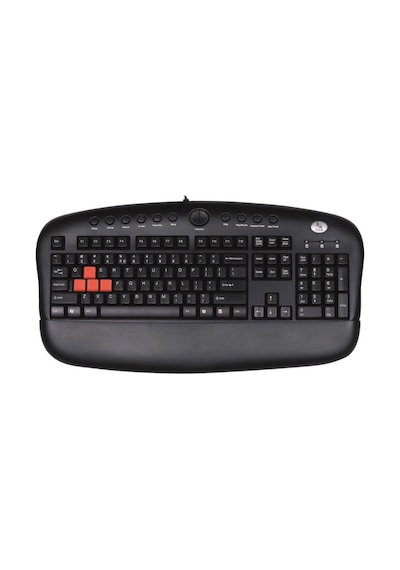 A4Tech KB-28G Usb Kablolu Multimedya Q Klavye + Bilek Desteği