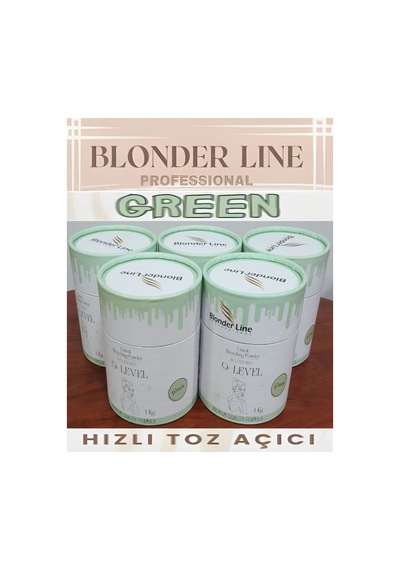 Yüksek Performanslı Hızlı Toz Saç Açıcı Yeşil 1 Kg X 5 Adet