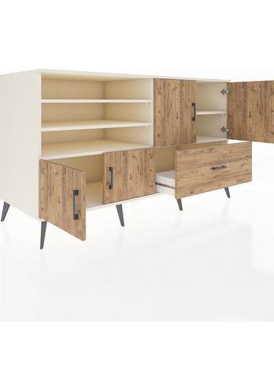 Kronos Konsol 5 Raflı Tek Çekmeceli 4 Kapaklı 176x59x99 Aytaşı-ça Aytaşı-çam Kronos Konsol 5 Raflı Tek Çekmeceli 4 Kapaklı 176x59x99 Aytaşı-ça Aytaşı-çam