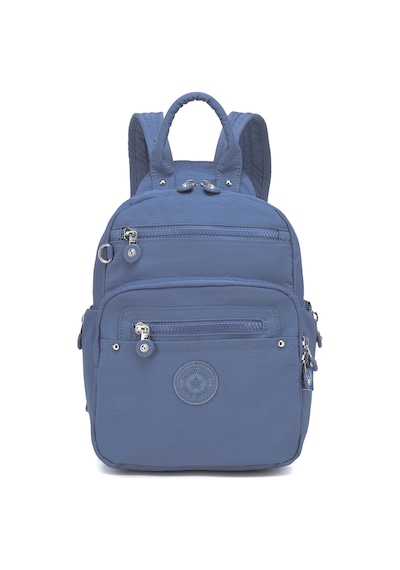 Smart Bags Günlük Küçük Boy Su Geçirmez Krınkıl Kumaş Kadın Sırt Çantası Mavi