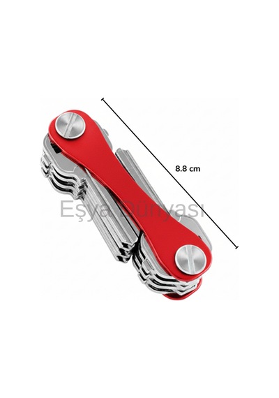Pratik Akıllı Anahtarlık Anahtar Düzenleyici Aparat Kompakt Metal Gövdeli Anahtar Organizer Çok Renkli - 844988404 Çok Renkli