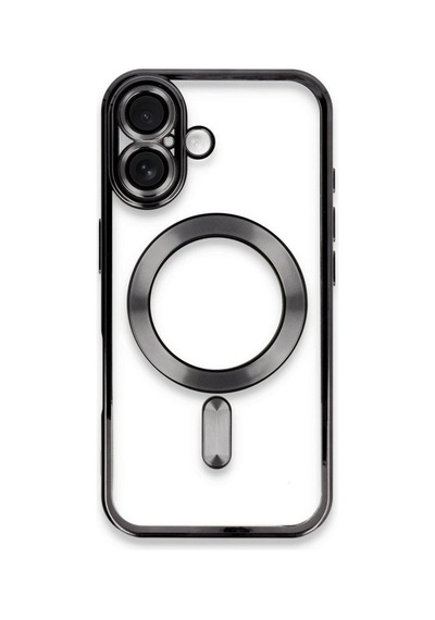 Apple İphone 16 Kılıf Kross Magneticsafe Kapak - Siyah Çok Renkli