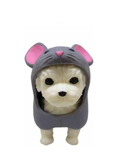 Dress Your Puppy Kostümlü Esneyen Figürler Köpek Fare Poodle Yumu