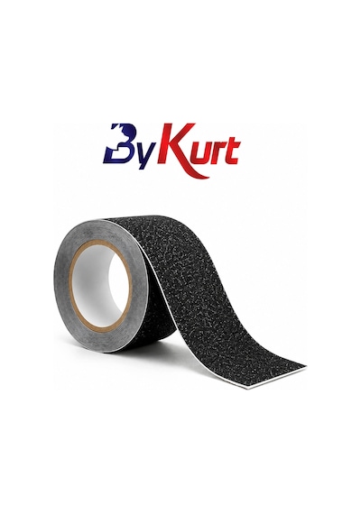 Kaymaz Merdiven Bandı Siyah Zımpara Dokulu Kaydırmaz Bant