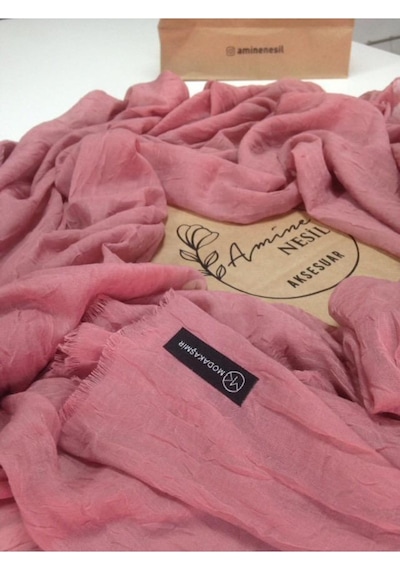 Modakaşmir Bambu Şal Soft Pembe A.Pembe