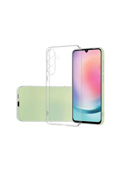 Galaxy İçin Uyumlu S25 Kılıf Zore Süper Silikon Kapak Şeffaf
