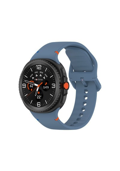Novstrap Samsung Galaxy Watch 8 40mm 44mm Classic 46mm İle Uyumlu Kordon Lansman Silikon Kayış