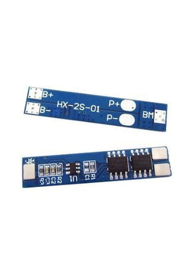 Elektronikport-2S 3A 7.4V Bms Koruma Kartı Lityum Batarya 18650 Li-İon Lipo Prot