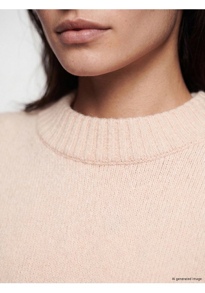 Lcw Vision Pembe Oversize Kadın Triko Kazak