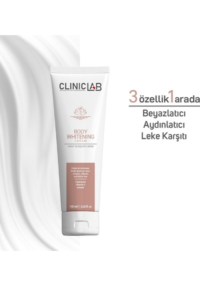 Cliniclab Beyazlatıcı Ve Aydınlatıcı Vücut Kremi 100 Ml