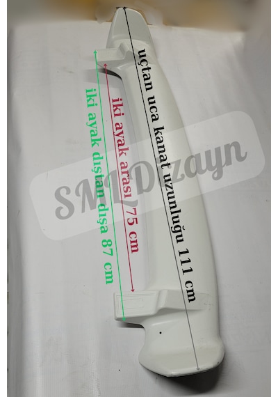 Toyota Auris 2006-2009 Spoiler Plastik Auris Spoyler Rüzgarlık