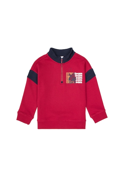 U.s. Polo Assn. Erkek Çocuk Sweatshirt 50316610-vr104 Koyu Frambuaz/dark Raspberry