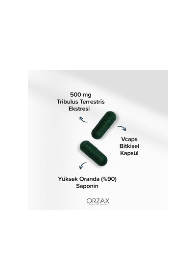 Orzax Tribulus Terrestris 500 Mg 60 Kapsül