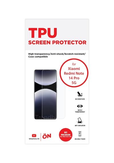 Xiaomi Redmi Note 14 Pro 5g Kırılmaz Ekran Koruyucu Termoplastik Tpu Film