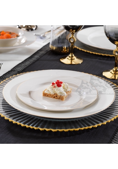 Schafer Fiesta Yemek Takımı 24 Parça-gri