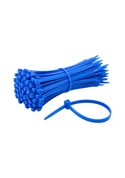 Alegron Mavi Plastik Kelepçe 4,8 X 370 Mm 100 Adet