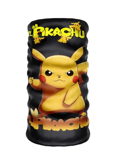 Bebo Store Extreme Spor Motor Ve Bisiklet Kullananlara Özel Desenli Reflektörlü Buf Boyunluk Bandana Balaklava Pokemon-179 Çok Renkli