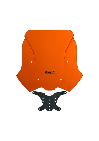 Gp Kompozit Ktm 790 Adv 2021-2022 Uyumlu Ön Cam Turuncu 38 Cm