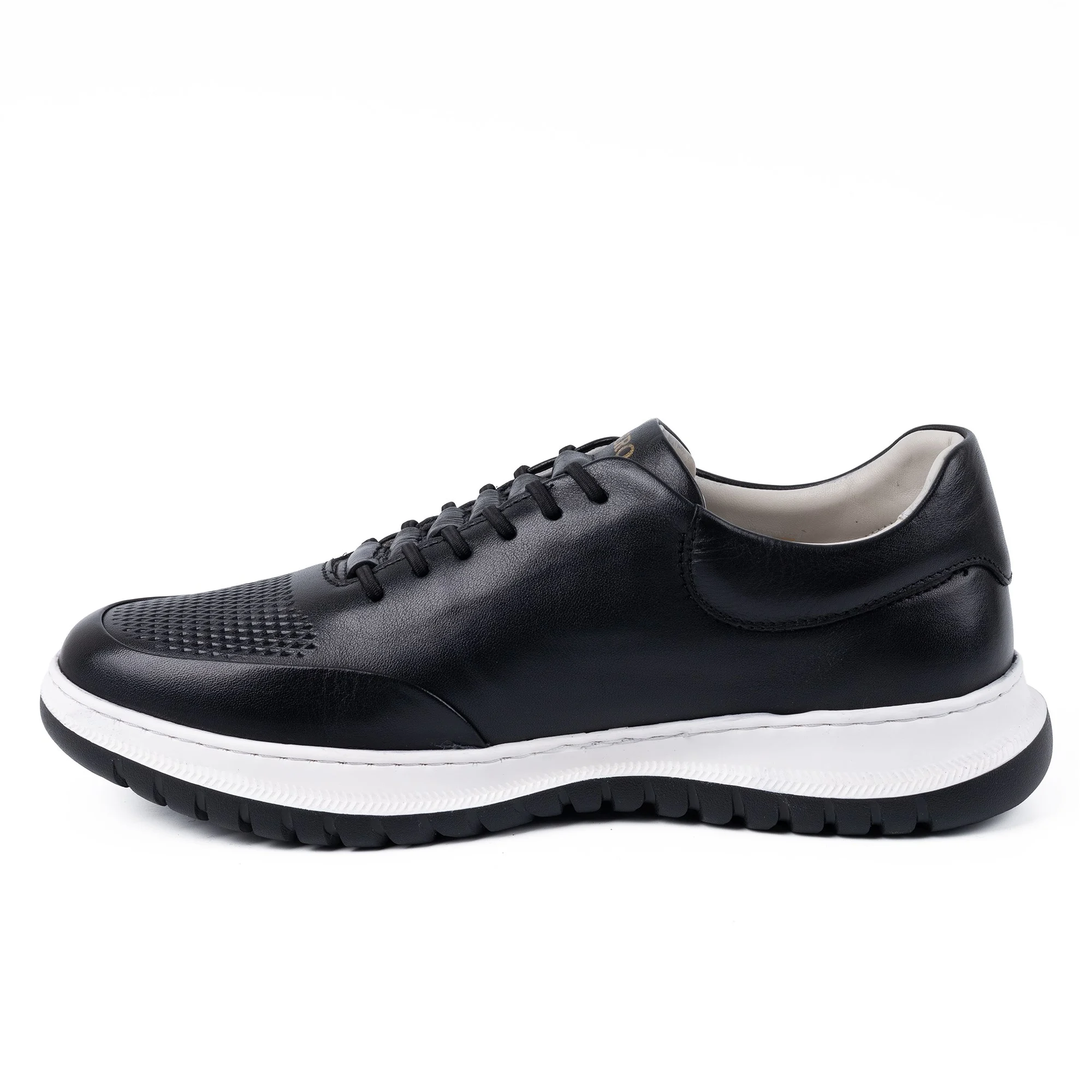 Libero Lz5906 Unisex Hakiki Deri Eva Antik Günlük Comfort Ayakkabı Siyah