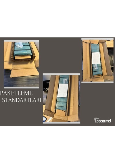 Decormet Seramoni Raf Seti 2 Raflı 200 720 Ceviz Çok Renkli