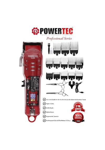 Powertec TR-3100 Saç Sakal Tıraş Makinesi