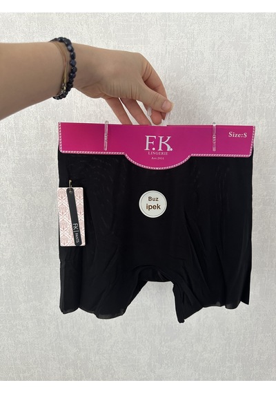 Amelia Premium Buz İpek Ultra Hafif-ince İz Belli Etmez Dikişsiz İpek Hisli Orta Bel Boxer Siyah Amelia Premium Buz İpek Ultra Hafif-ince İz Belli Etmez Dikişsiz İpek Hisli Orta Bel Boxer Siyah