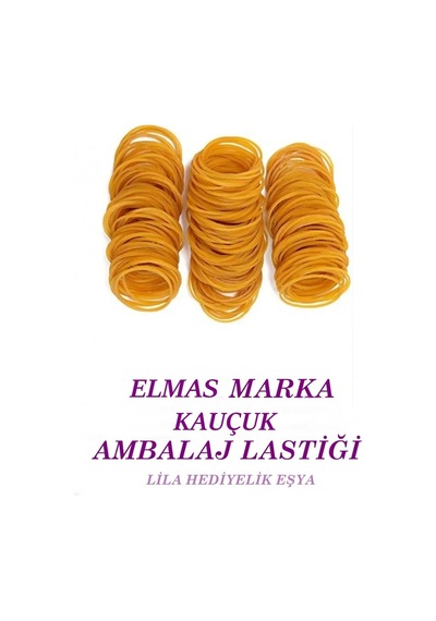 1000 Adet Kauçuk Elmas Marka Ambalaj Lastiği / Paket Lastiği / 40 Mm /