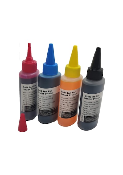 For Canon G3411 Kartuş Dolum Mürekkebi Takım 4x100ml 4 Renk Set Mürekkep Muadil Tek Renk
