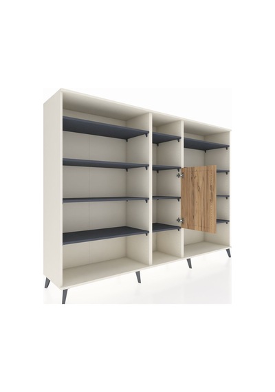 Hyperion Dolap 12 Raflı Tek Kapaklı 220x44x163 Aytaşı-çam/antrasit Atlas Çam/antrasıt - Aytası Hyperion Dolap 12 Raflı Tek Kapaklı 220x44x163 Aytaşı-çam/antrasit Atlas Çam/antrasıt - Aytası