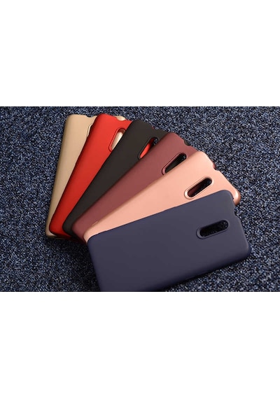 Oppo Reno Kılıf Zore Premier Silikon Kapak Mürdüm