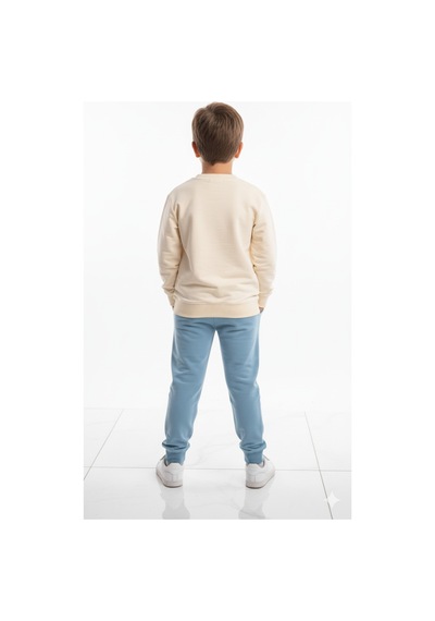 Erkek Çocuk New York Brooklyn Baskılı Eşofman Takımı Rahat Kalıp, Yumuşak Kumaş, 2 Li Sweat Krem Erkek Çocuk New York Brooklyn Baskılı Eşofman Takımı Rahat Kalıp, Yumuşak Kumaş, 2 Li Sweat Krem