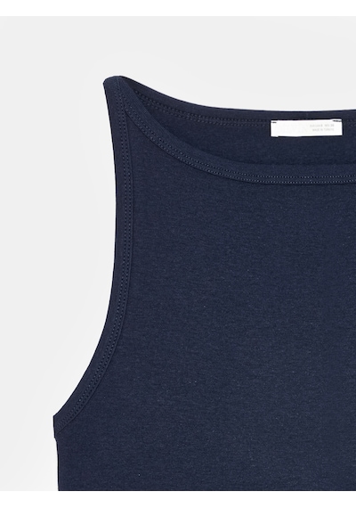 Dilvin 21048 Halter Yaka Top-k.lacivert
