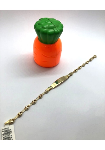 ÇELİKOĞLU KUYUMCULUK 14 AYAR ALTIN BEBEK ÇOCUK BİLEKLİĞİ KÜNYE 3,
