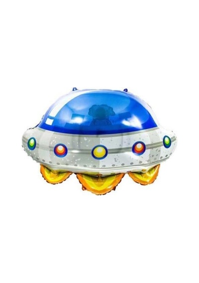 Ufo Folyo Balon Gri